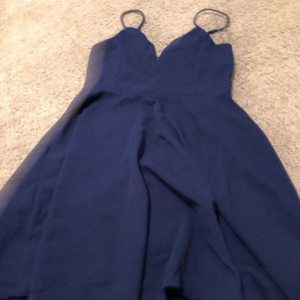 Blue dress